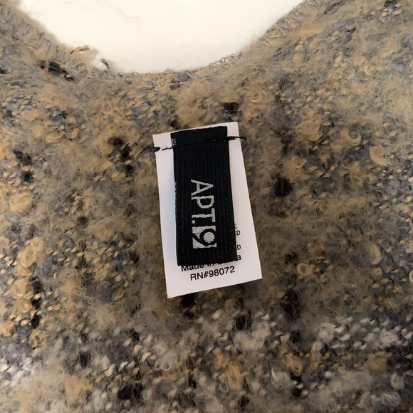 Multi-colored Plaid Poncho Cape - Picture 2 of 2